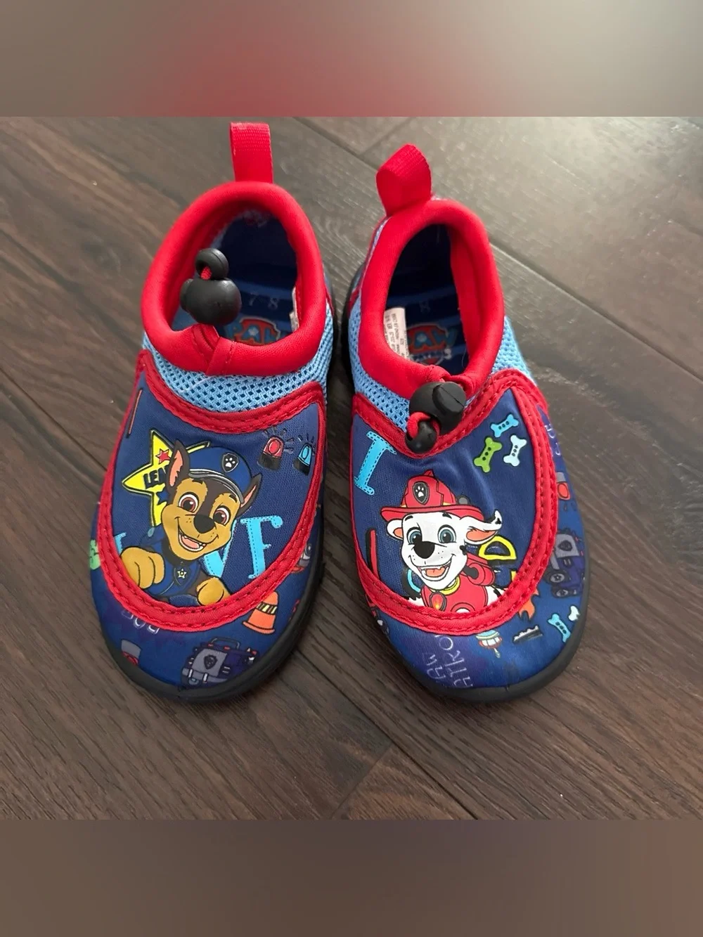 Paw Patrol Kids' Blue & Red Slip-On Water Shoes